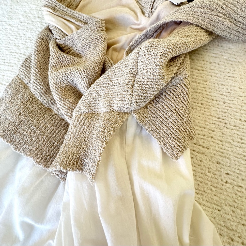 En Saison Cece Mixed Media Midi Dress L - Picture 8 of 15